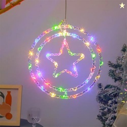 One94Store Ring Star Neon Sign Light | Multicolor LED Neon Sign for Ho
