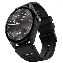 HAMMER Cyclone 1.39" Round Dial Rotating Crown Smart Watch with Callin