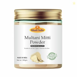 Khadi 100% Pure & Organic Multani Mitti Powder  Natural Clay for Deep 