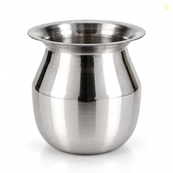 Stainless Steel Lota with Mirror Finish 450 ml Traditional Water Vesse