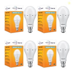 wipro Garnet 11W LED Emergency Bulb | Cool Day White (6500K) | B22 LED