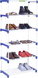 FLIPZON Multipurpose Metal, Plastic Rack Organizer for Shoe/Clothes/Bo