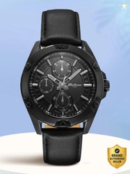 Titan Titan Octane Multifunction Black Dial Black LeatherStrap Automat