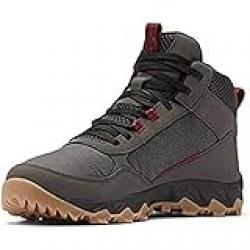 Columbia Men's Flow Centre Sneaker, Dark Grey Red Jasper, 9 UK, Dark Grey Red Jasper, 43 EU