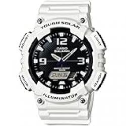 Casio Men's AQ-S810WC-7AVCF Analog-Digital Display Quartz White Watch, White/Black, White, AQ-S810WC-7AV