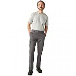 Dickies Men's Regular Straight Flex Twill Cargo Pant, Gravel Gray V1, 30W / 30L