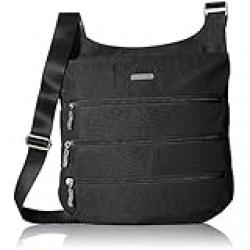 Baggallini Big Zipper Bagg with RFID, Gray, One size