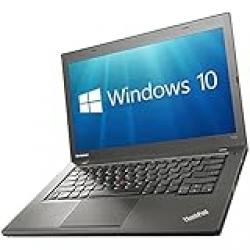 Lenovo ThinkPad T450J5 Laptop PC 14inch i5-4300U 8GB 256GB SSD WiFi WebCam USB 3.0 Windows 10 Professional 64-bit Renewed, Black