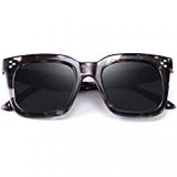 FEISEDY Vintage Oversized Square Sunglasses Womens Trendy Luxury Big S