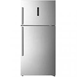 Kelon 770 Liters Double Door Top Mount, Total No Frost Fridge & Freezer with LED and Touch Control, Interior LED Light & Large Crisper with Humidity Control, Inox, Inverter Compressor, Model KRD77WRS