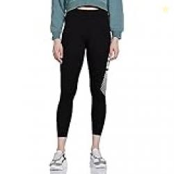 Puma Womens Ess Graphic Leggings, Color: Black, Size: S