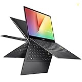 ASUS VivoBook Flip 14 Thin and Light 2-in-1 Laptop, 14? FHD Touch, 11th Gen Intel Core i3-1115G4, 4GB RAM, 128GB SSD, Thunderbolt 4, Fingerprint, Windows 10 Home in S Mode, Indie Black, TP470EA-AS34T