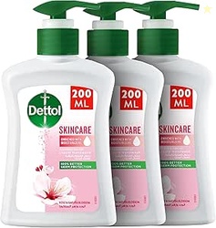 Dettol Skincare Handwash Liquid Soap Pump Rose & Sakura Blossom Fragra