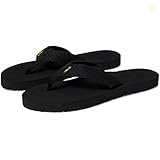 Teva Women's Mush II Flip-Flop, Fronds Black, 12