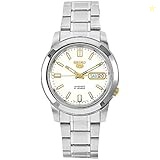 Seiko Men's Seiko 5 Automatic Watch with Analog Display and Stainless Steel Strap SNKK07