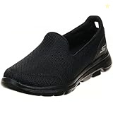 SKECHERS Women's GO Walk 5-15901 Sneaker, Black, 40.5 EU
