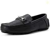 Calvin Klein Men's Magnus Loafer, Black Weave Emboss 001, 9.5