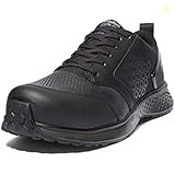 Timberland PRO Men's Reaxion Composite Safety Toe Industrial Work Shoe, Black/Grey, 14