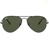 Ray-Ban Unisex Sunglasses Aviator Fashion Green, 62