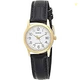 Casio Women's Watch - LTP-V002GL-7B2UDF White Dial, Black Band
