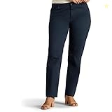 Lee Women's Relaxed Fit All Day Straight Leg Pant Imperial Blue 8 Long, 36 US