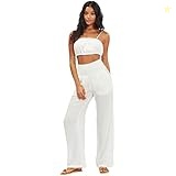 Billabong Women's New Waves Stripe Pant, White, L