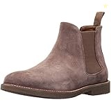 Steve Madden Men's Highline Chelsea Boot Taupe Suede 11.5, 44.5 EU