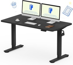 Flexispot 55 X 28 Inches Electric Stand Up Metal Desk Workstation, Who