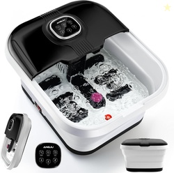 Angju Collapsible Foot Spa with Heat,Remote Temperature Control and Bu