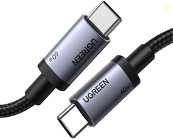 UGREEN USB C Cable 1M, 60W Nylon-Braided Cord Type C Cable Fasting Cha