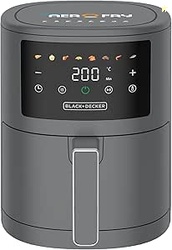BLACK+DECKER 8 in 1 Digital Air Fryer | 3.5L Capacity with Rapid Air C