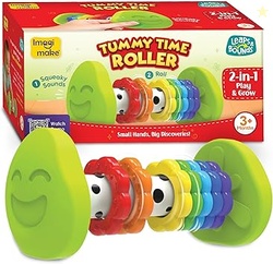 Imagimake Tummy Time Roller | Leaps & Bounds Baby Toys for 3+ Months |