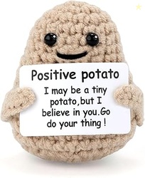 TOYMIS Mini Funny Knitted Potato, 3inch Creative Cute Wool Funny Potat