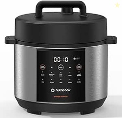 Nutricook Smart Pot Electric Pressure Cooker, 4L Capacity, 900W, 11 Co