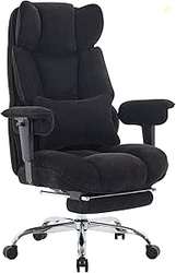 Efomao Big and Tall Office Chair Ergonomic Executive Chair with Footre