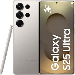 Samsung Galaxy S25 Ultra AI Phone, 256GB Storage, 12GB RAM, Titanium Gray, Android Smartphone, 200MP Camera, S Pen, Long Battery Life (UAE Type Approved)