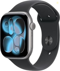 Apple Watch Series 11 GPS 42mm Smartwatch with Space Grey Aluminium Ca